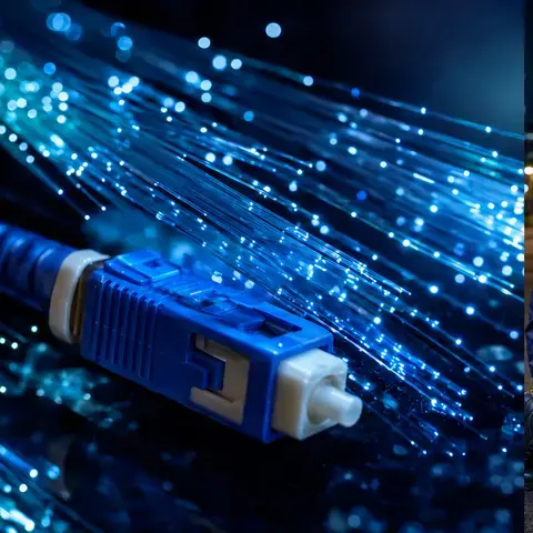 Illuminated fibre-optic strands